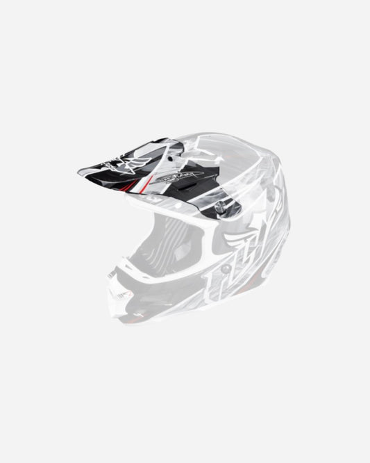 Visière Fly Racing F2 - Acétylène Noir/Blanc