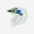 Visière Fly Racing F2 - Bleu acétylène/jaune