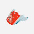 Visière Fly Racing F2 - Blanc canard/bleu sarcelle/orange