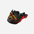 Visière Fly Racing F2 - Shorty Noir/Rouge/Lime