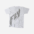 T-shirt Fly Racing Halftone - Blanc/Gris