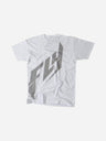 T-shirt Fly Racing Halftone - Blanc/Gris