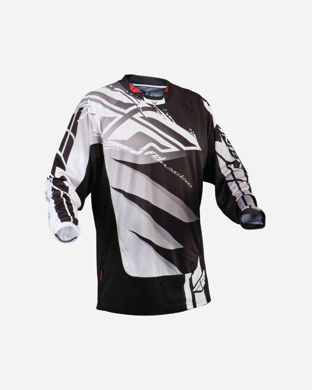 Maillot Fly Racing Kinetic - Noir/Blanc