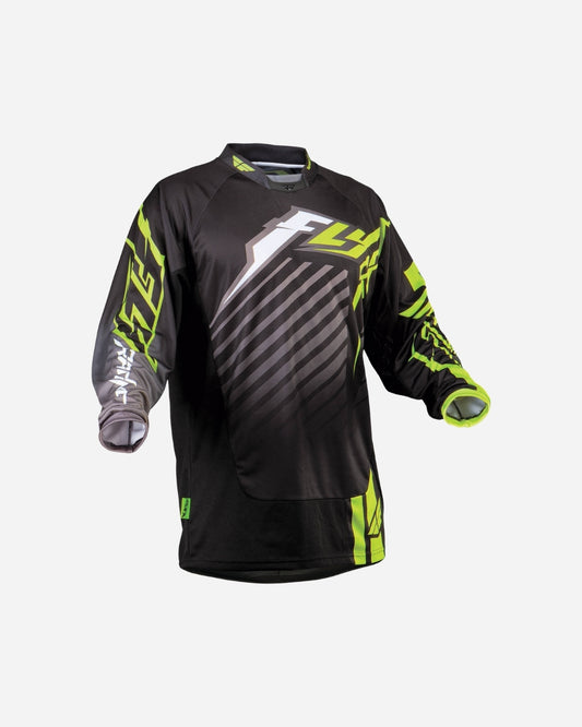 Maillot Fly Racing Kinetic - Noir/Jaune