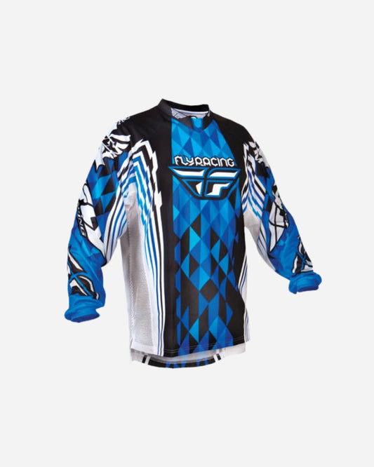 Maillot Fly Racing Kinetic - Bleu/Noir