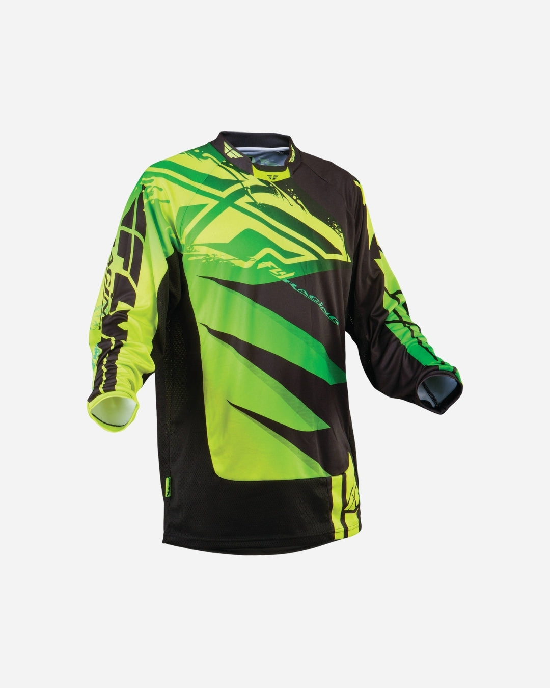 Maillot Fly Racing Kinetic - Vert/Noir