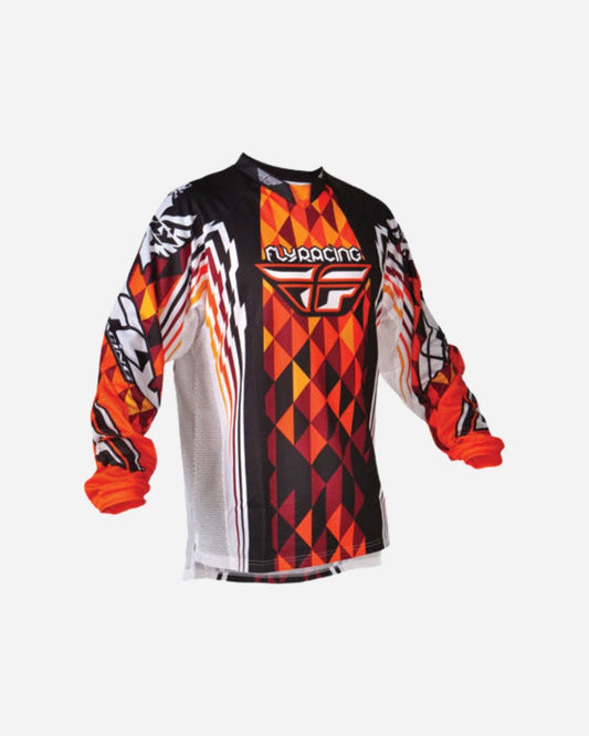 Maillot Fly Racing Kinetic - Orange/Noir