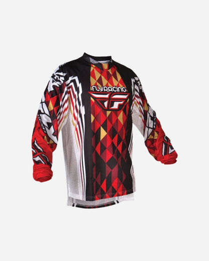 Maillot Fly Racing Kinetic - Rouge/Noir