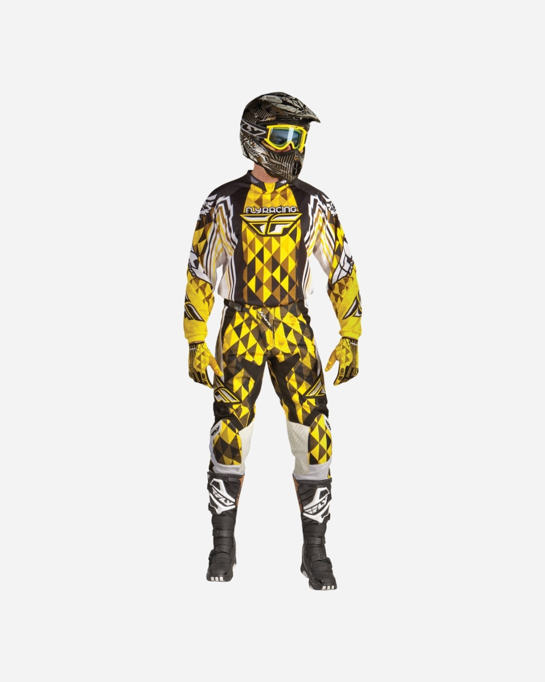 Maillot Fly Racing Kinetic - Jaune/Noir
