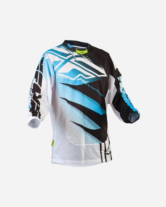 Maillot Fly Racing Kinetic Mesh - Bleu/Blanc
