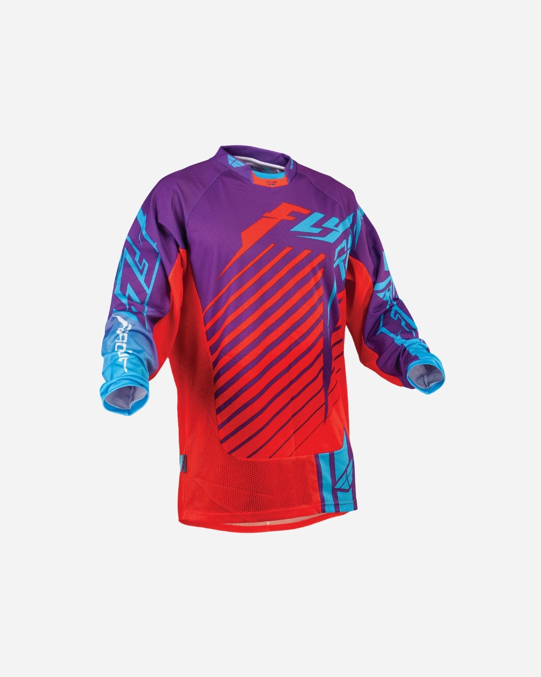 Maillot Fly Racing Kinetic Mesh - Orange/Violet
