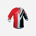 Maillot Fly Racing Kinetic Mesh - Rouge/Noir