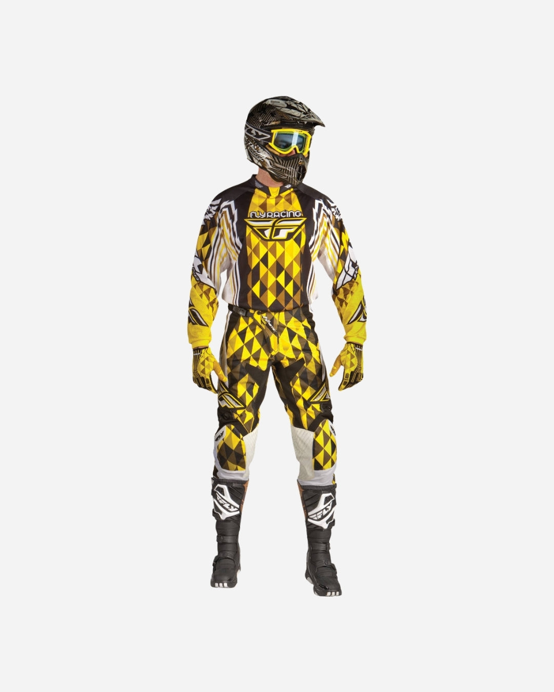 Pantaloni Fly Racing Kinetic - Giallo/Nero