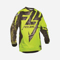 Fly Racing Lite Hydrogen Jersey - Black/Hi-Vis