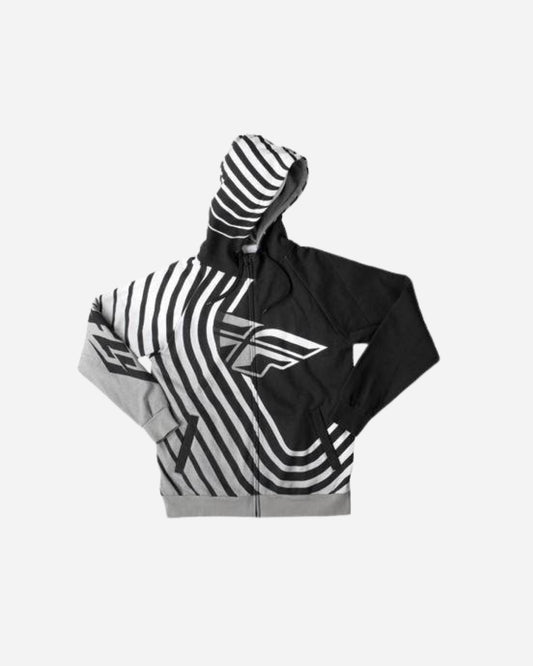 Fly Racing Sonar Hoodie - Black/White