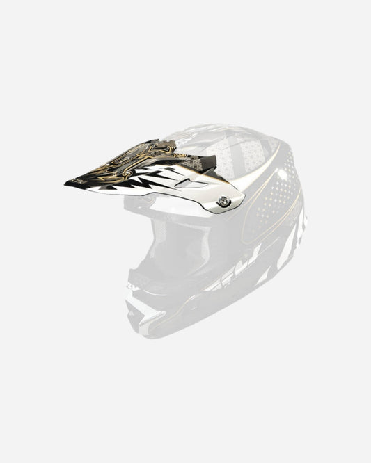 Visière Fly Racing Trophy - Noir/Blanc/Argent