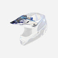 Fly Racing Trophy Visor - Blue/White/Silver