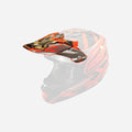 Fly Racing Trophy Visor - Orange/Black/Silver