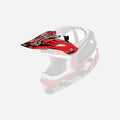 Fly Racing Trophy Visor - Red/Black/White