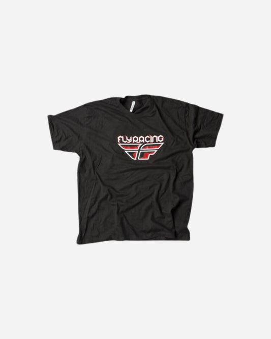 T-shirt Fly Racing Wing - Noir