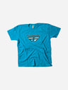 T-shirt Fly Racing Wing - Turquoise