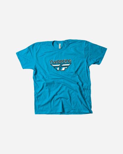 T-shirt Fly Racing Wing - Turquoise