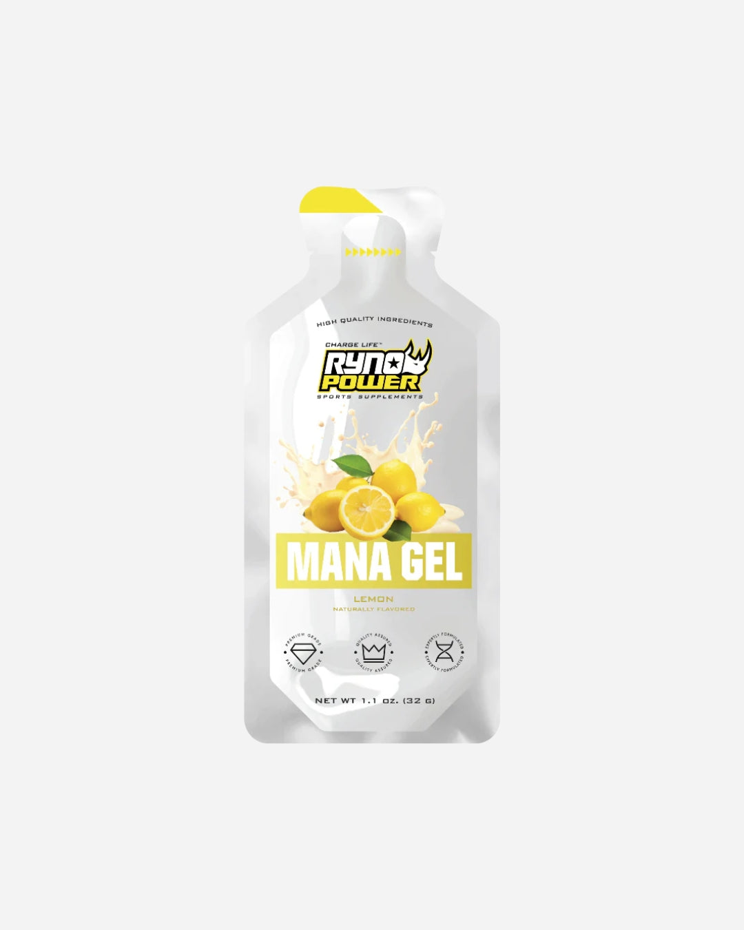 Ryno Power Mana Energy Gel – Zitronenbaiser