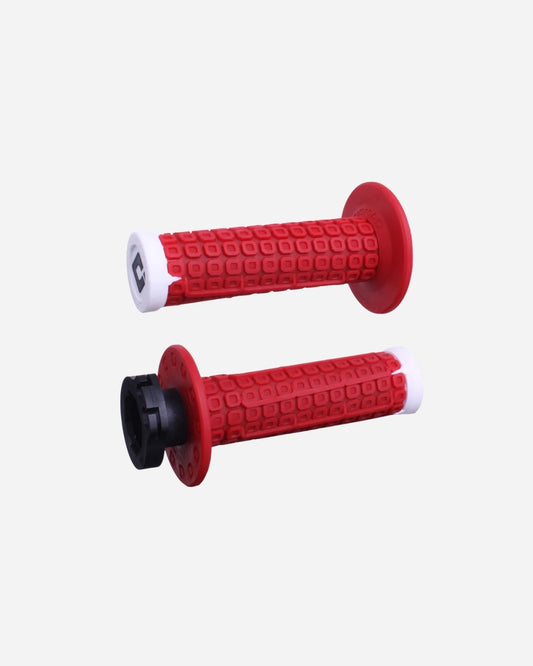 Poignées verrouillables ODI Nomad Off-Road V2 - Rouge/Blanc