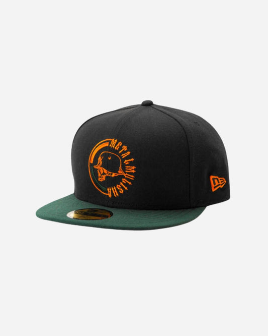 Casquette Metal Mulisha Uncut - Noir/Orange