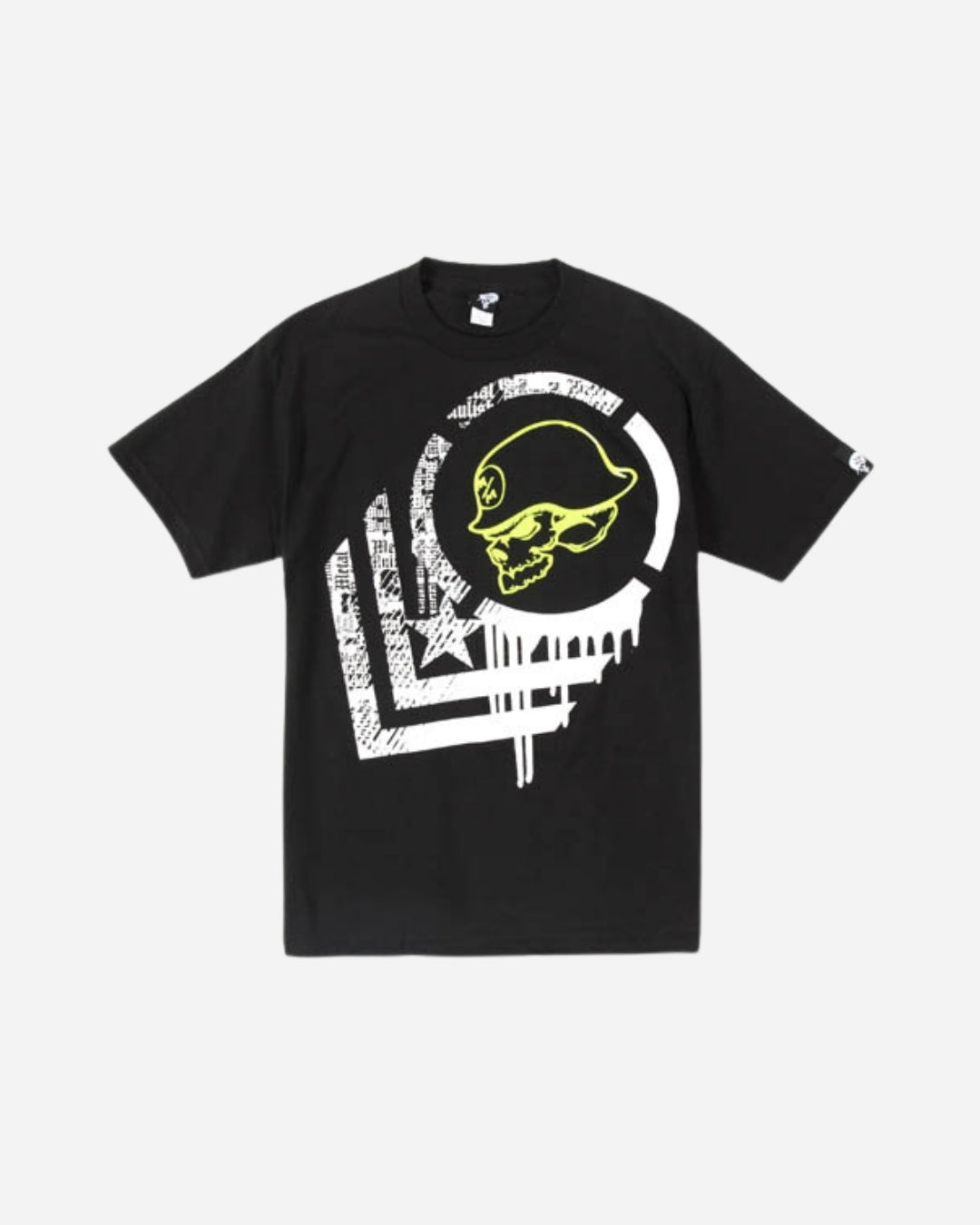 Metal Mulisha Bisect T-shirt - Black/Yellow