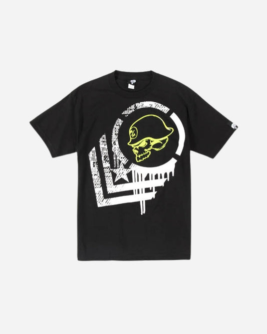 T-shirt Metal Mulisha Bisect - Noir/Jaune