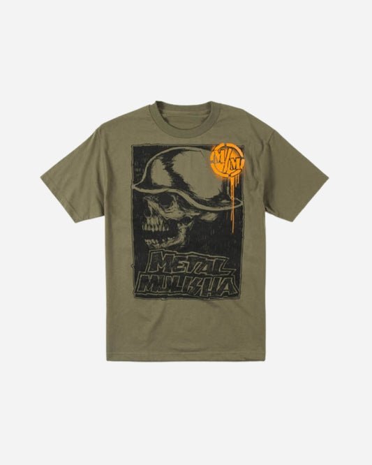 T-shirt Metal Mulisha Riseup - Vert militaire