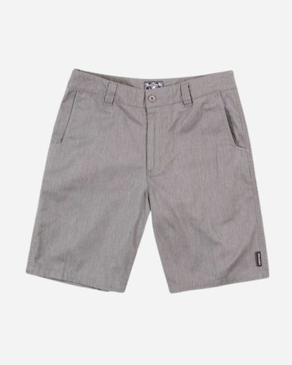 Short Metal Mulisha Straight Away - Anthracite chiné