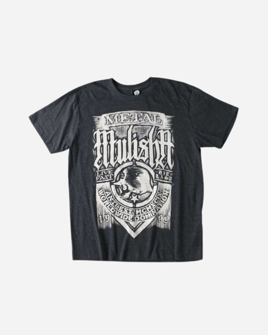 T-shirt Metal Mulisha Scratched - Anthracite foncé