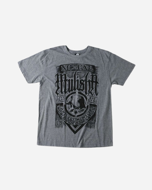 T-shirt Metal Mulisha Scratched - Gris chiné