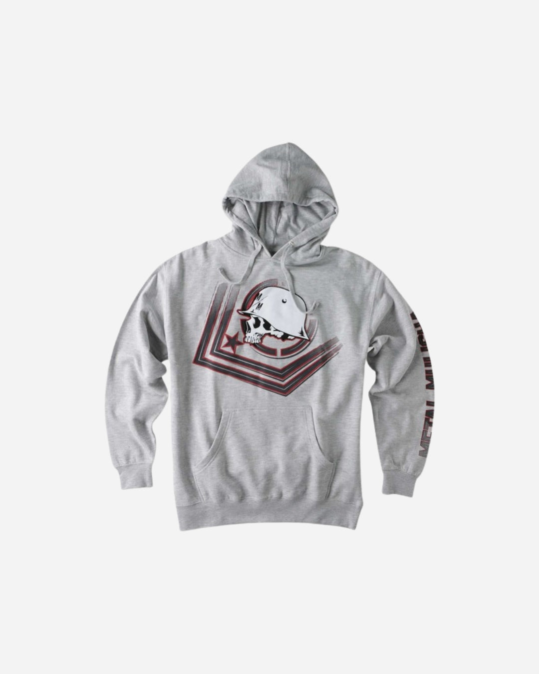 Sweat à capuche Metal Mulisha Check Point - Gris chiné