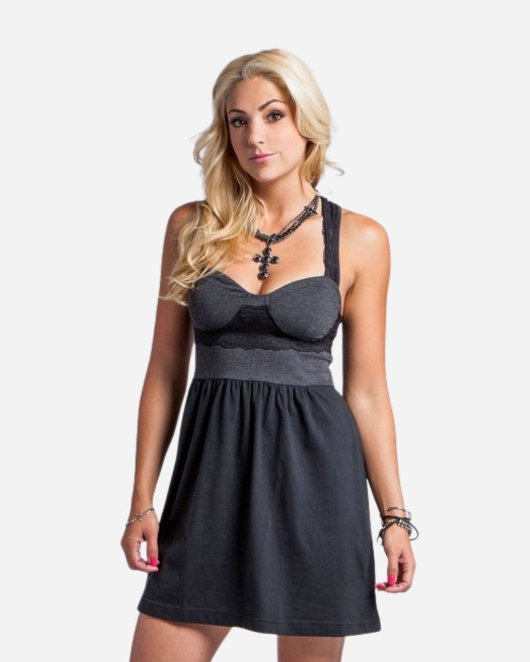 Robe Metal Mulisha Rosebud - Noir/Gris