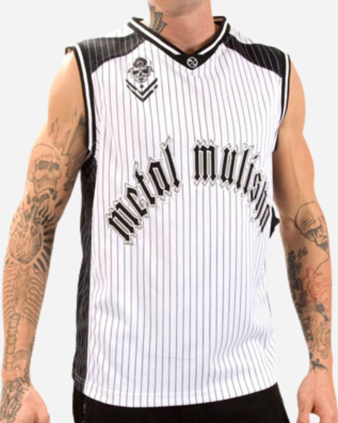 Metal Mulisha Barred Jersey - White