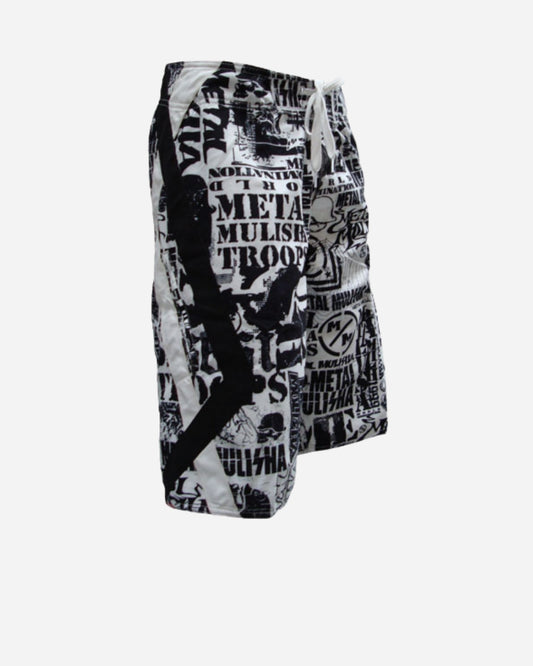 Metal Mulisha Maelstrom Boardshort - White
