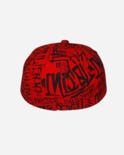 Casquette Metal Mulisha Typo - Noir/Rouge