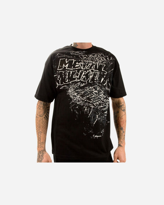 T-shirt Junior Metal Mulisha Shattered - Noir