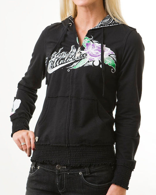 Sweat à capuche Femme Metal Mulisha Day Of The Dead - Noir