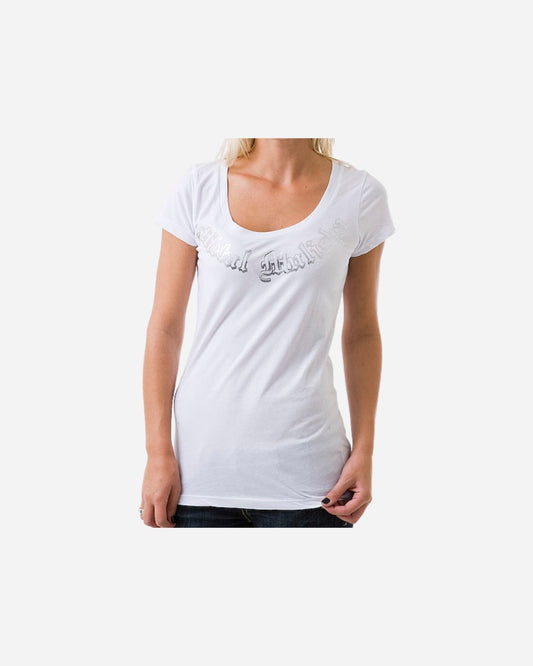 T-shirt Femme Metal Mulisha Poster Child - Blanc