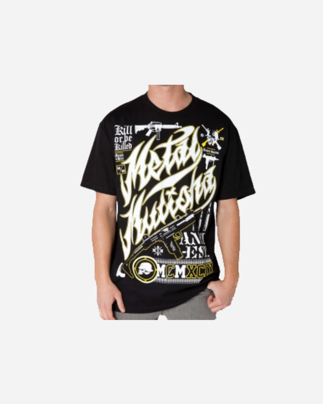 T-shirt Metal Mulisha Guns 4 Hire - Noir