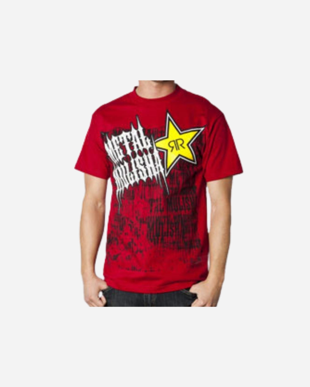T-shirt Metal Mulisha Stickem Up - Rouge cardinal