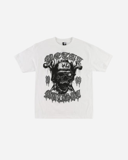 T-shirt Metal Mulisha Bolt - Blanc