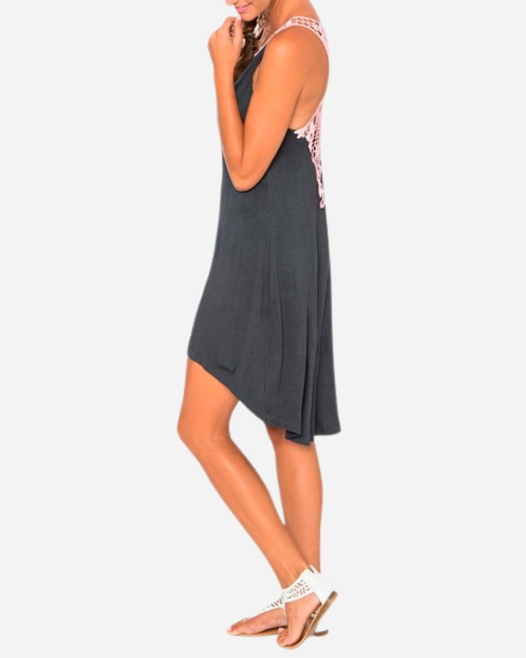Metal Mulisha Angie Kleid - Anthrazit meliert