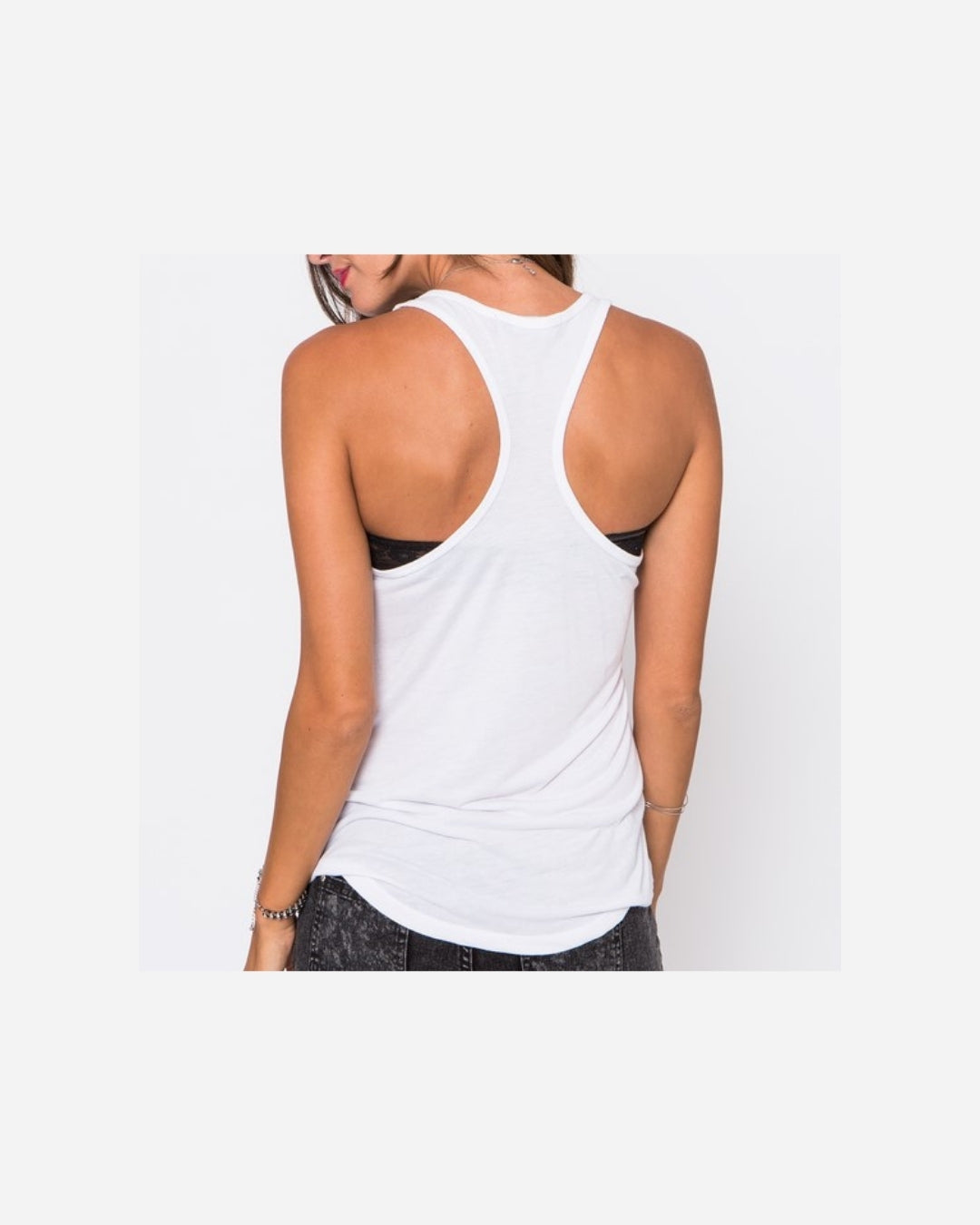 Débardeur Femme Metal Mulisha Sugary Skull - Blanc optique