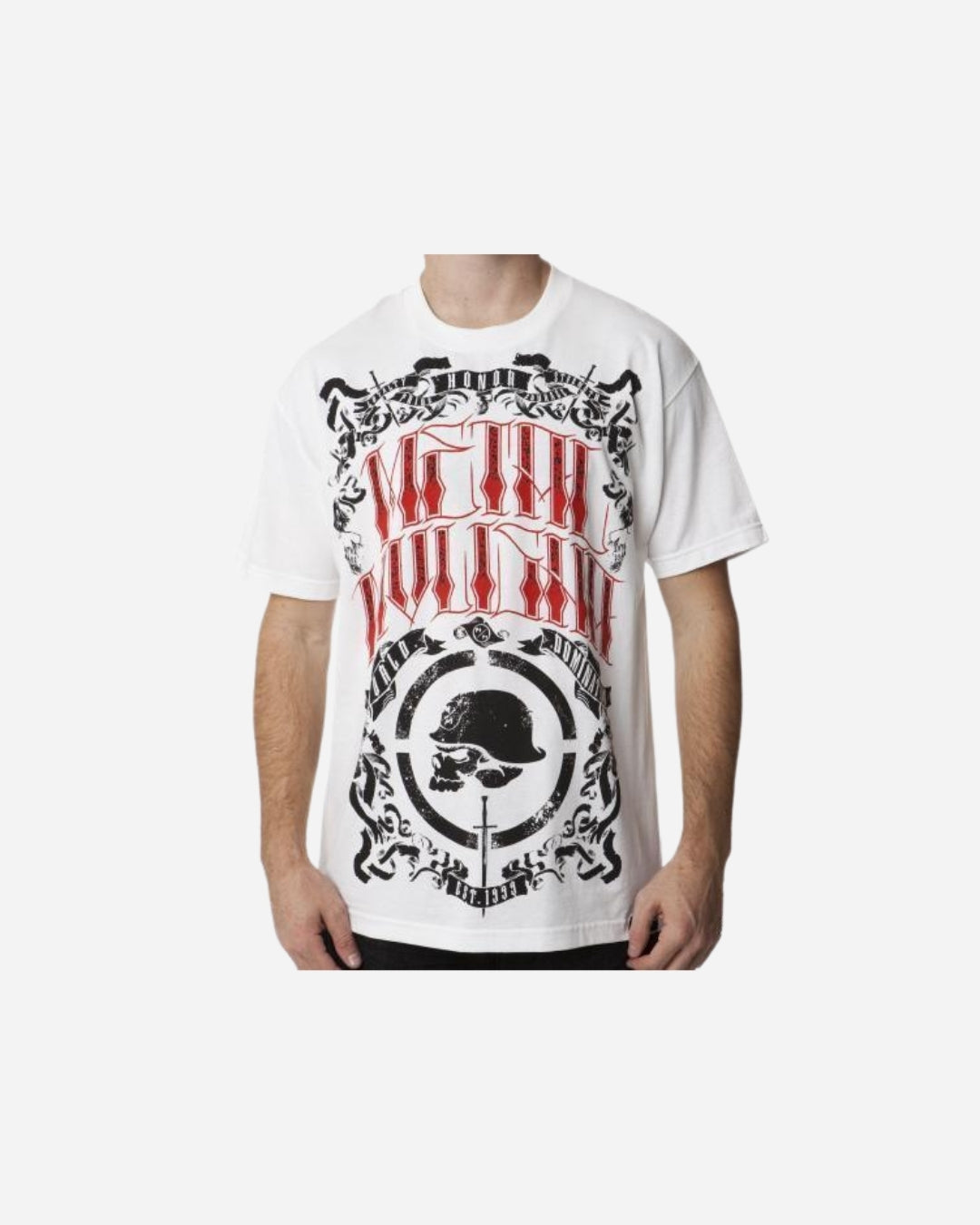 T-shirt Metal Mulisha Unravel - Blanc