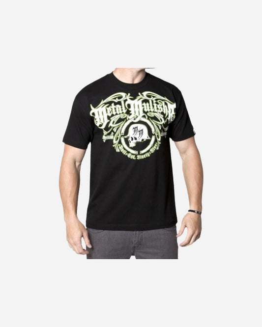 T-shirt Metal Mulisha Derive - Noir/Vert